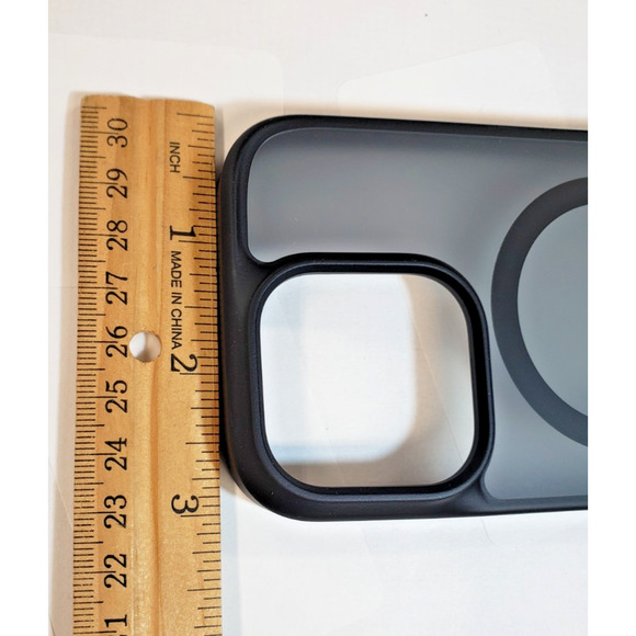 TORRAS Case for iPhone 16 PRO: Black | Magnetic. Button Swap. Heavy Duty - Picture 4 of 10